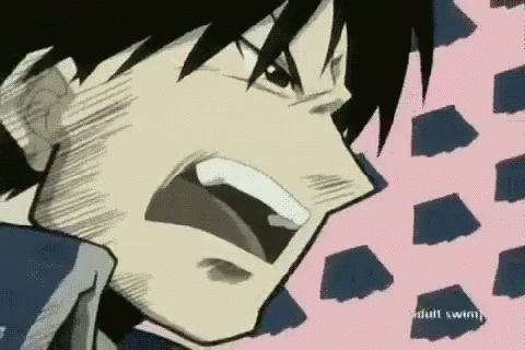 Roy Mustang Fullmetal Alchemist Angry Yell GIF