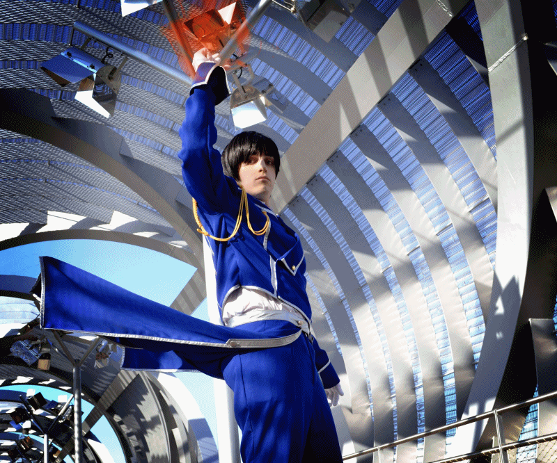 Roy Mustang Fullmetal Alchemist Cool Cosplayer GIF