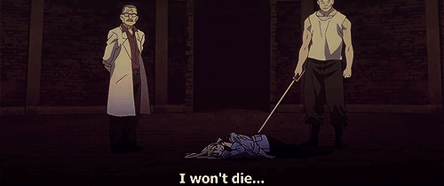 Roy Mustang Fullmetal Alchemist Don't Die GIF