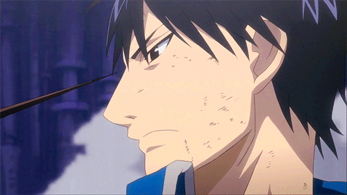 Roy Mustang Fullmetal Alchemist Serious Face Angry GIF
