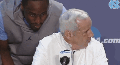 Roy Williams Surprise Moment GIF