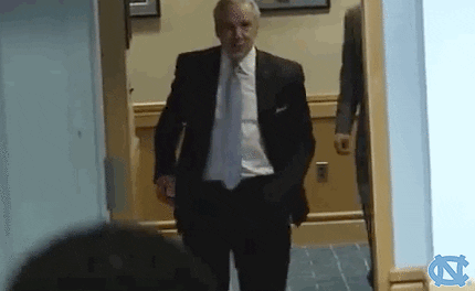 Roy Williams Bursting With Excitement GIF