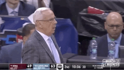 Angry Roy Williams Hand Sign GIF