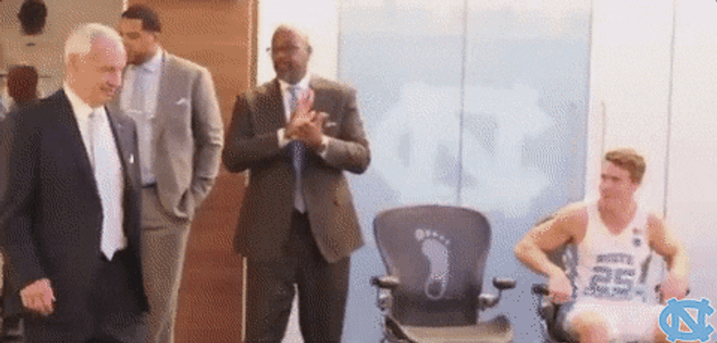 Roy Williams Congratulate His Team GIF