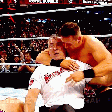 Royal Rumble The Miz And Shane Mcmahon GIF