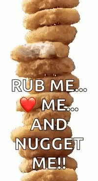 Rub Me Nugget Me Tower Meme GIF