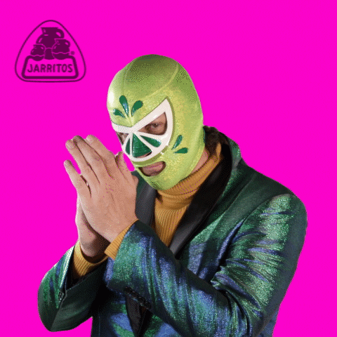 Rubbing Hands Plotting Masked GIF