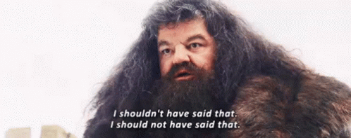 Rubeus Hagrid Walking Out GIF
