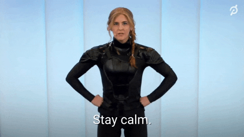 Rubie Hunger Games Stay Calm GIF