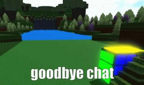 Rubik's Cube Goodbye Chat Minecraft GIF