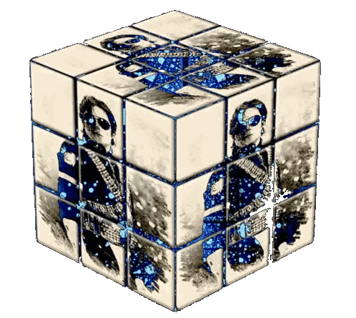 Rubik's Cube with Michael Jackson