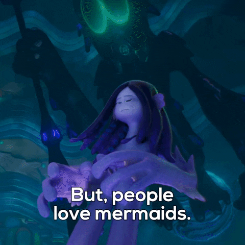 Ruby Gilllman But People Love Mermaid GIF