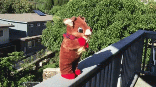 Rudolph Got Punch In The Face GIF