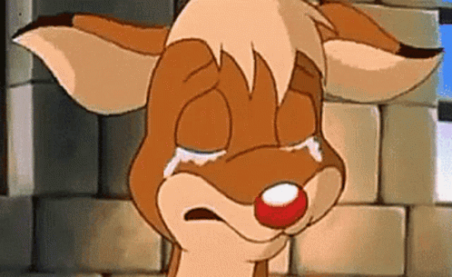Rudolph Is Crying GIF