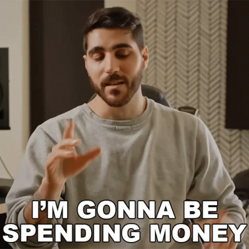Rudy Ayoub Gonna Spending Money GIF