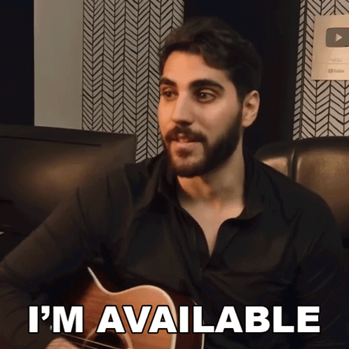 Rudy Ayoub I'm Available GIF