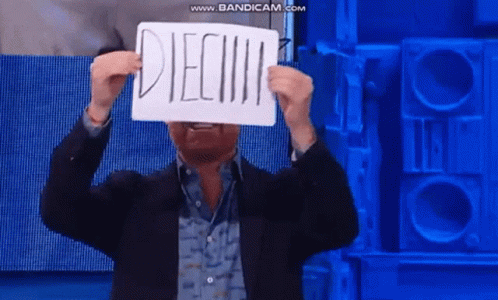 Rudy Holding Dieciiii GIF