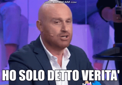 Rudy Saying Ho Solo Detto Verita GIF