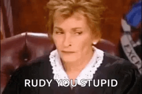 Rudy You Stupid GIF