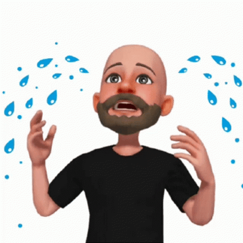 Rugby Animated Crying GIF