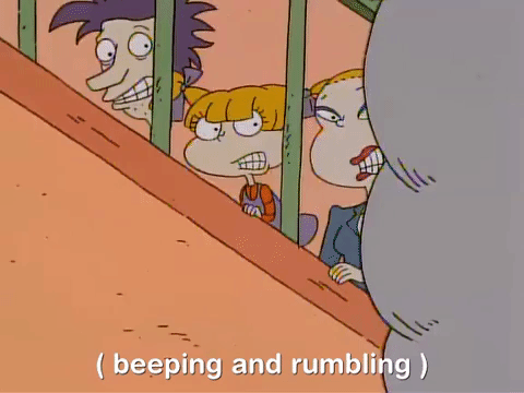 Rugrats Scene Beeping And Rumbling GIF