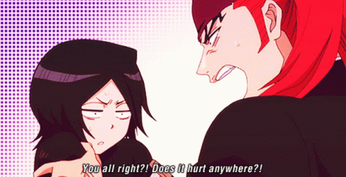 Rukia Does It Hurt Anywhere GIF