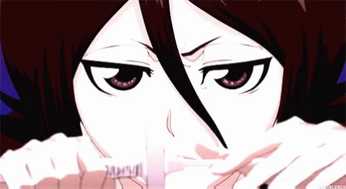 Rukia Kuchiki Unleash Power Soul Cutter Sword GIF