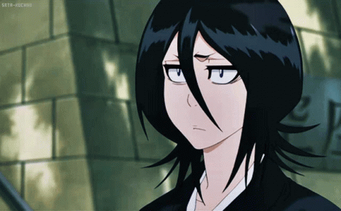 Rukia Kuchiki Exhausted Reaction GIF