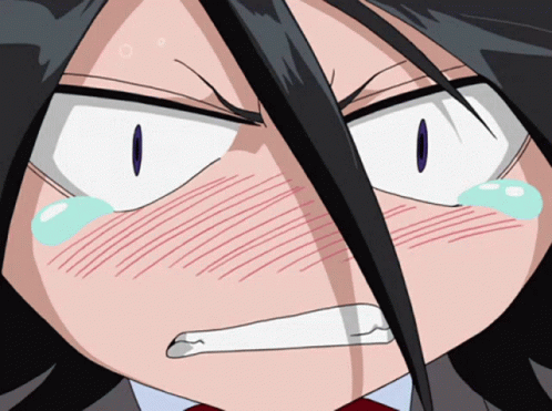 Angry Rukia Kuchiki Shouting GIF