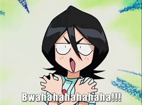 Rukia Kuchiki Laughing Out Loud GIF
