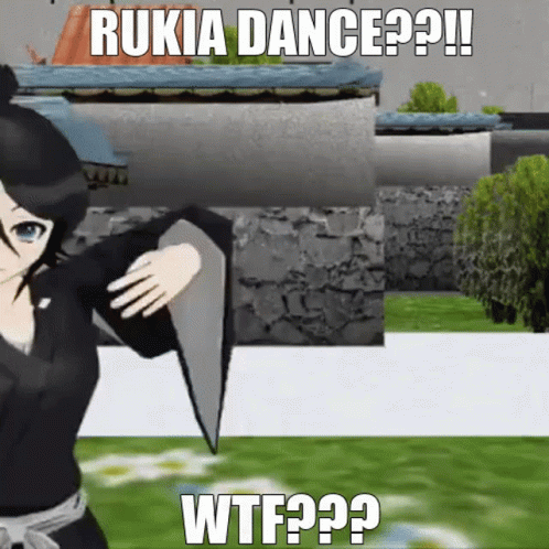 Rukia Kuchiki Dance Animation GIF