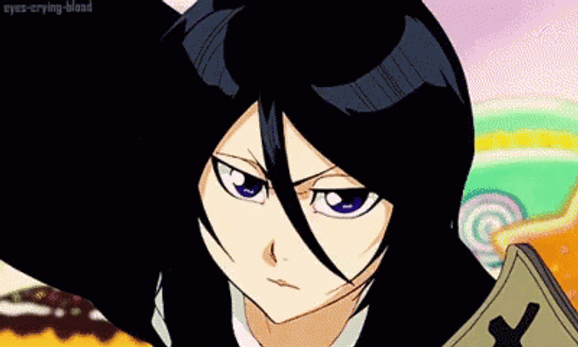 Rukia Kuchiki Purple Eyes GIF