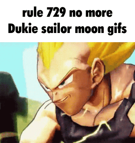 Rule 729 No More Dukie Sailor Moon GIFs Cartoon Character GIF