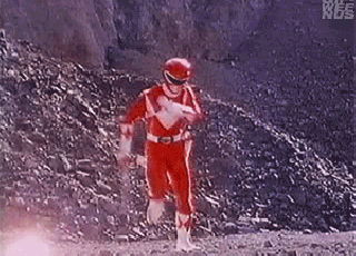 Run Mighty Morphin Power Rangers GIF