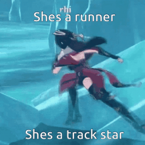 Runner Beidou Genshin Impact Game GIF
