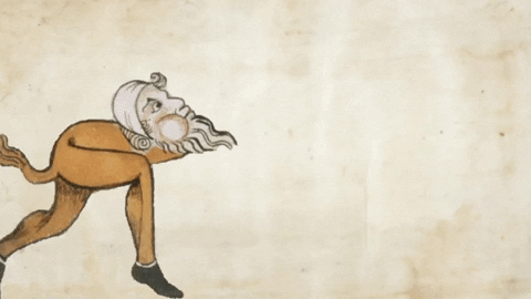 Runner Medieval Hobble Jump GIF