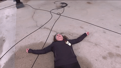 Runner Robin Baumgarten Marathon Success GIF