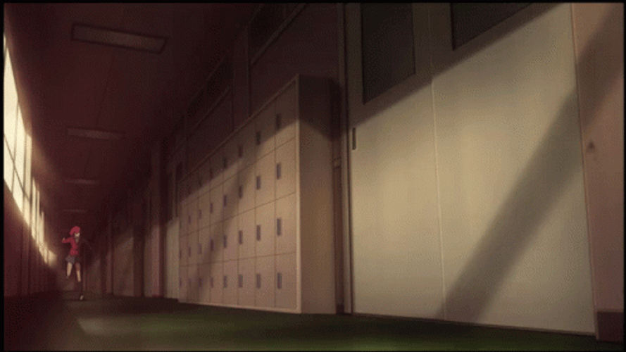 Running Anime Falling Faceplant GIF