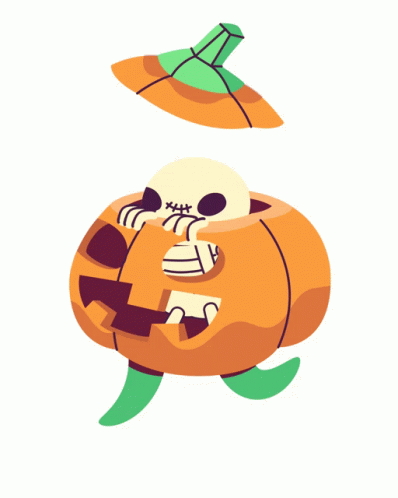 Running Away From Pumpkin Dance GIF