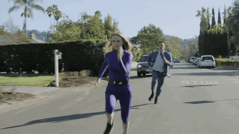 Running Fast Heather Graham GIF