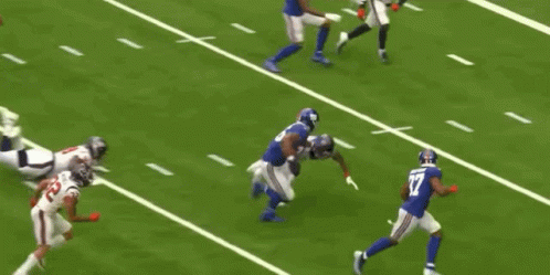 Running Fast Saquon Barkley Go Go GIF