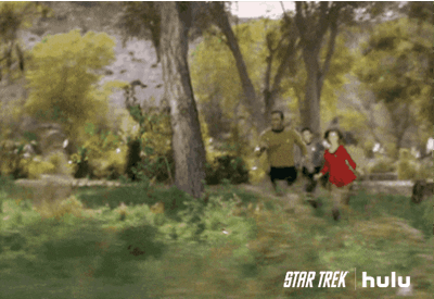 Running Fast Star Trek Squad GIF