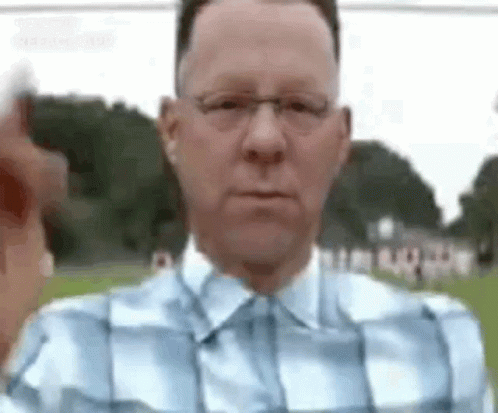 Running Forrest Gump With Different Face Wearing Eyeglasses GIF