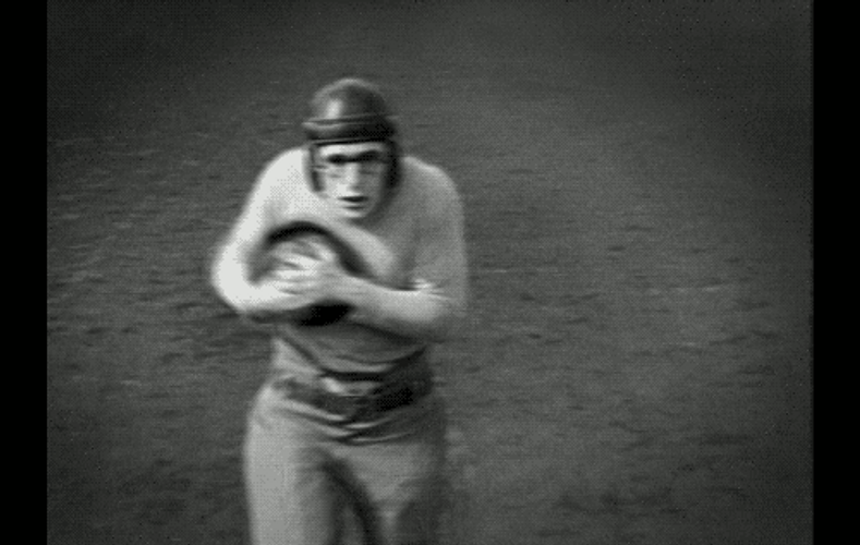 Running Harold Lloyd Football GIF
