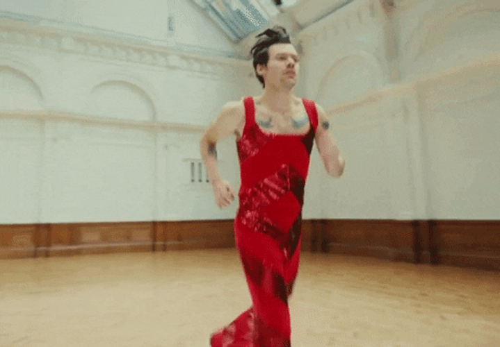 Running Harry Styles As It Was GIF