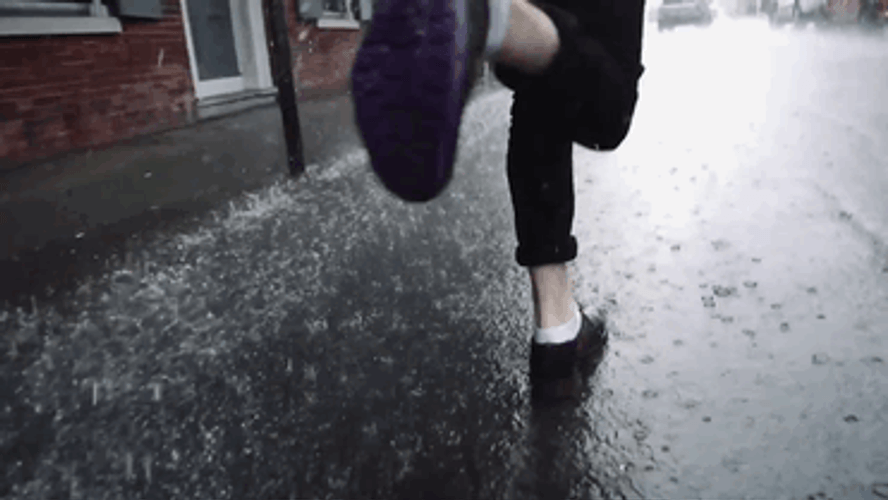 Running In The Rain GIF