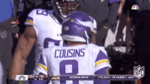 Running Kirk Cousins GIF