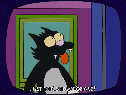 Running Out Of Door Itchy And Scratchy Show GIF