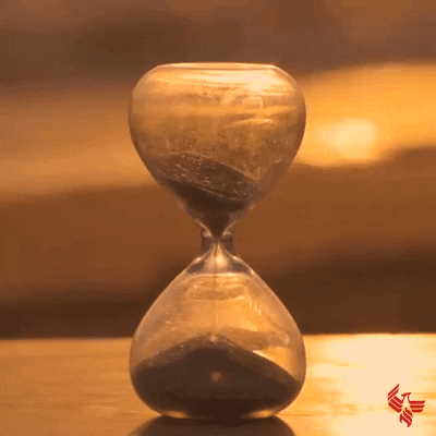 Running Out Of Hourglass Time GIF