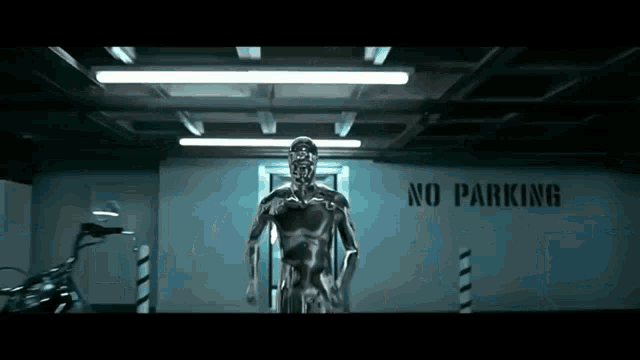 Running Transformation Of Terminator Arnold Schwarzenegger GIF